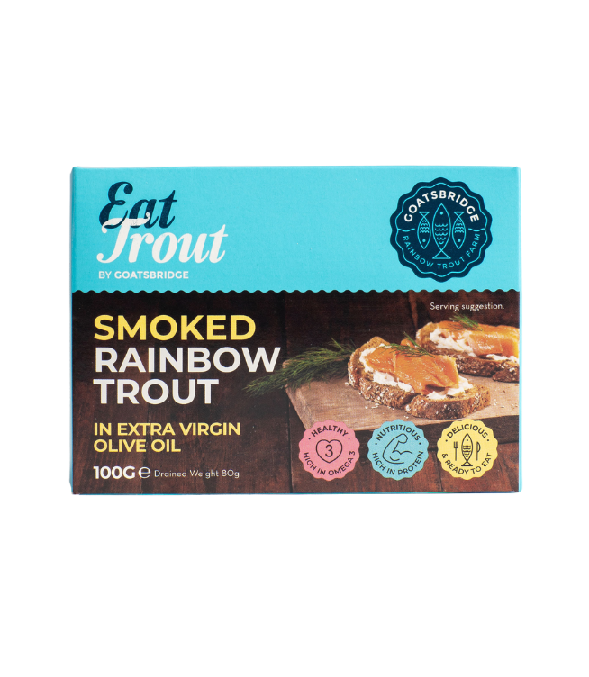 Goatsbridge Smoked Trout in Extra Virgin Olive Oil 100G X12