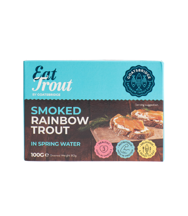 Goatsbridge Smoked Trout in Spring Water 100g X 12