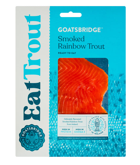 Goatsbridge Cold Smoked Rainbow Trout 100g x 8
